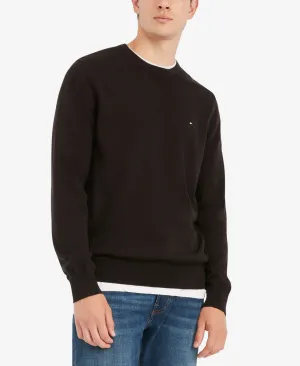 Tommy Jeans Signature Solid Cneck - Dark Sable - Size Medium
