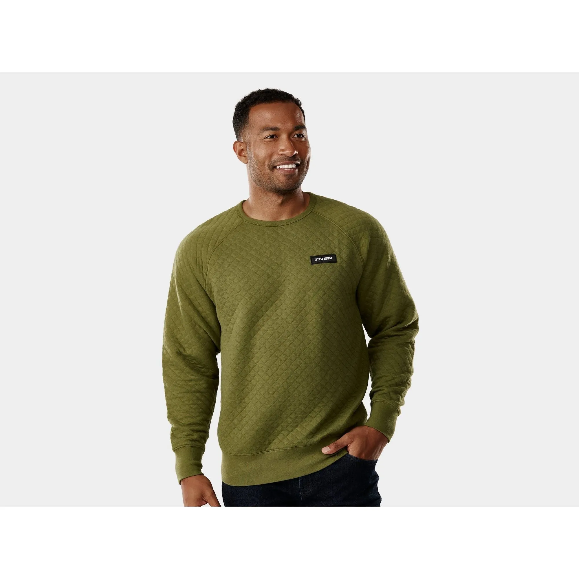 TREK QUILTED CREWNECK UNISEX SWEATSHIRT