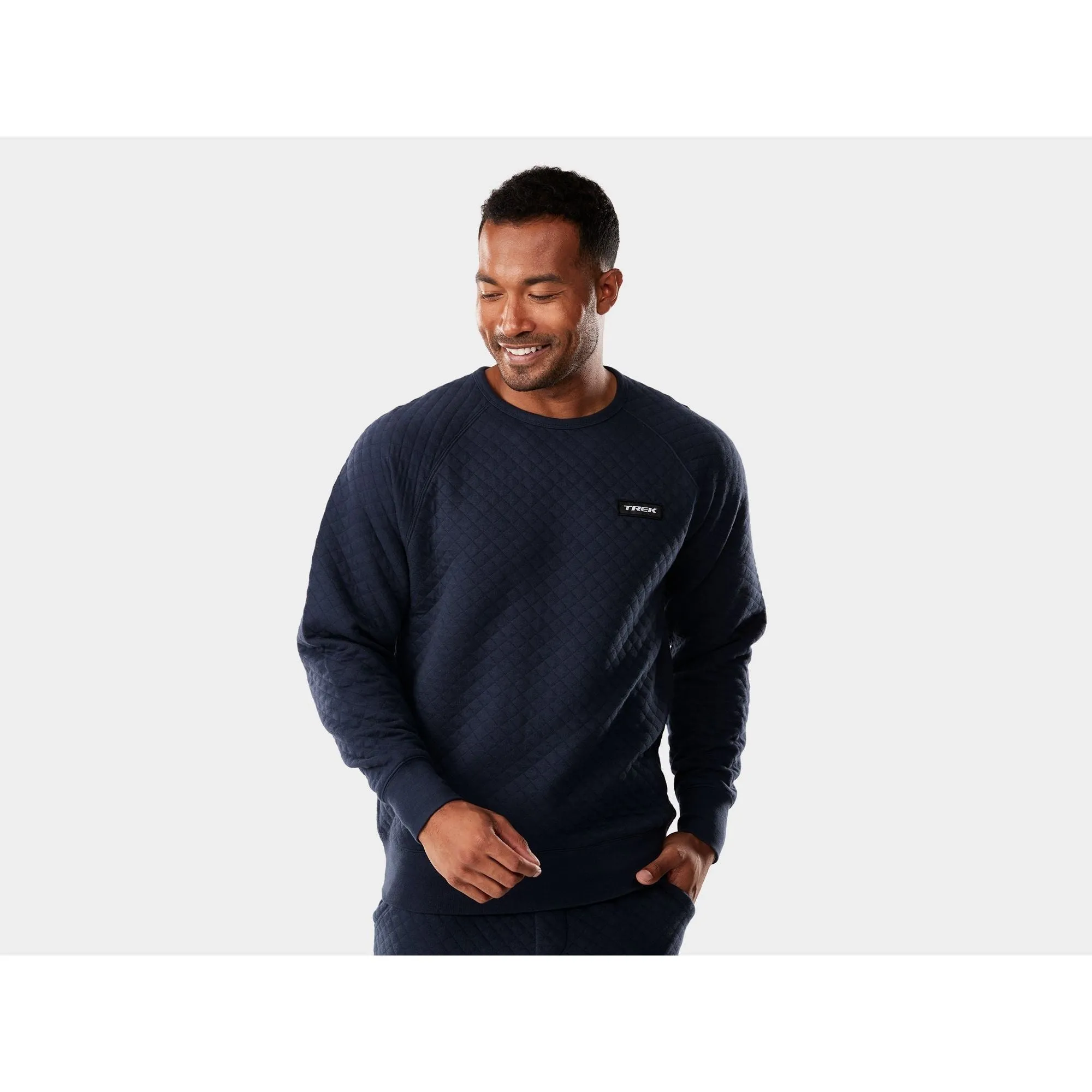 TREK QUILTED CREWNECK UNISEX SWEATSHIRT