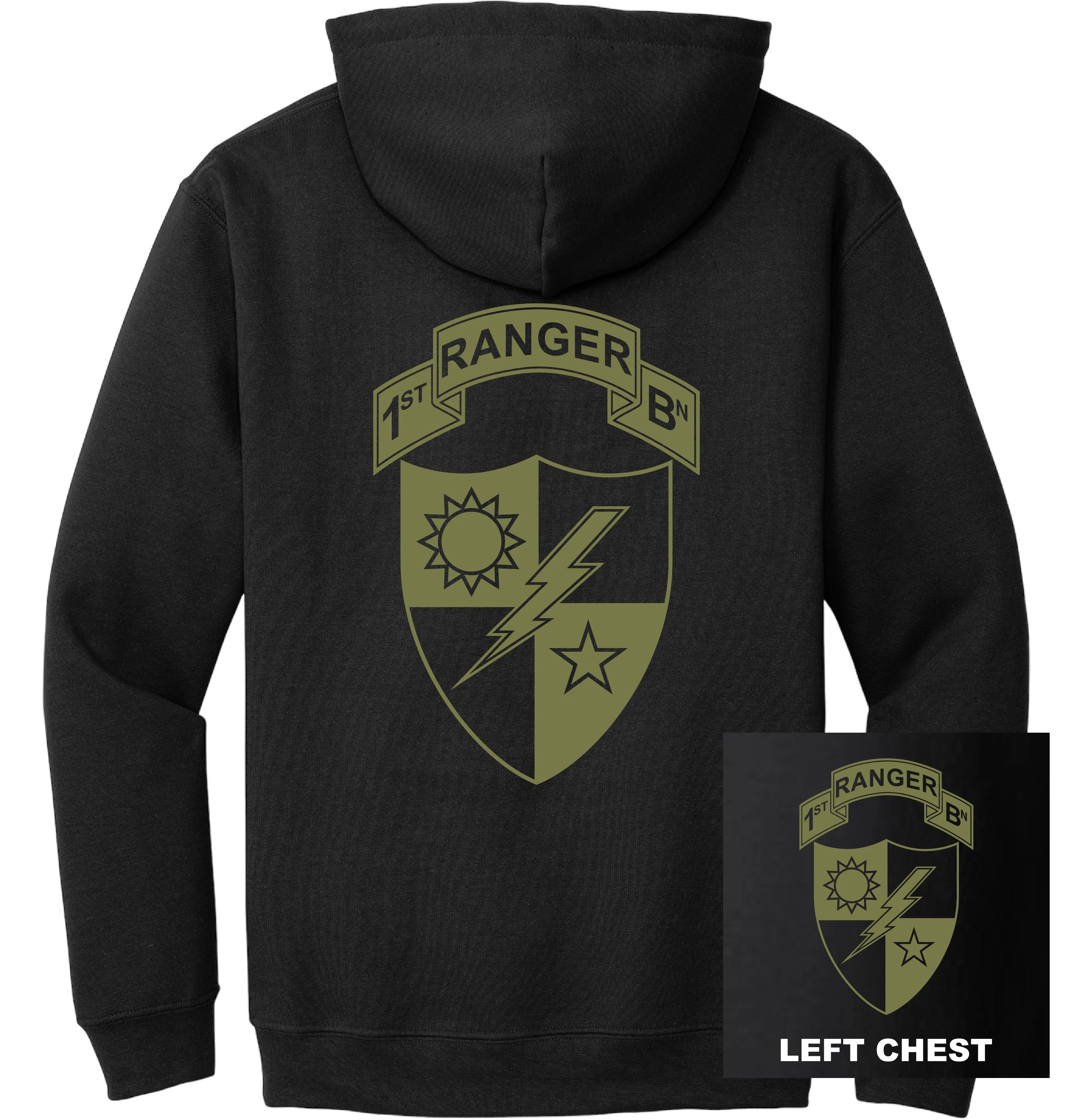 US Army - 1st Ranger Battalion Hoodie