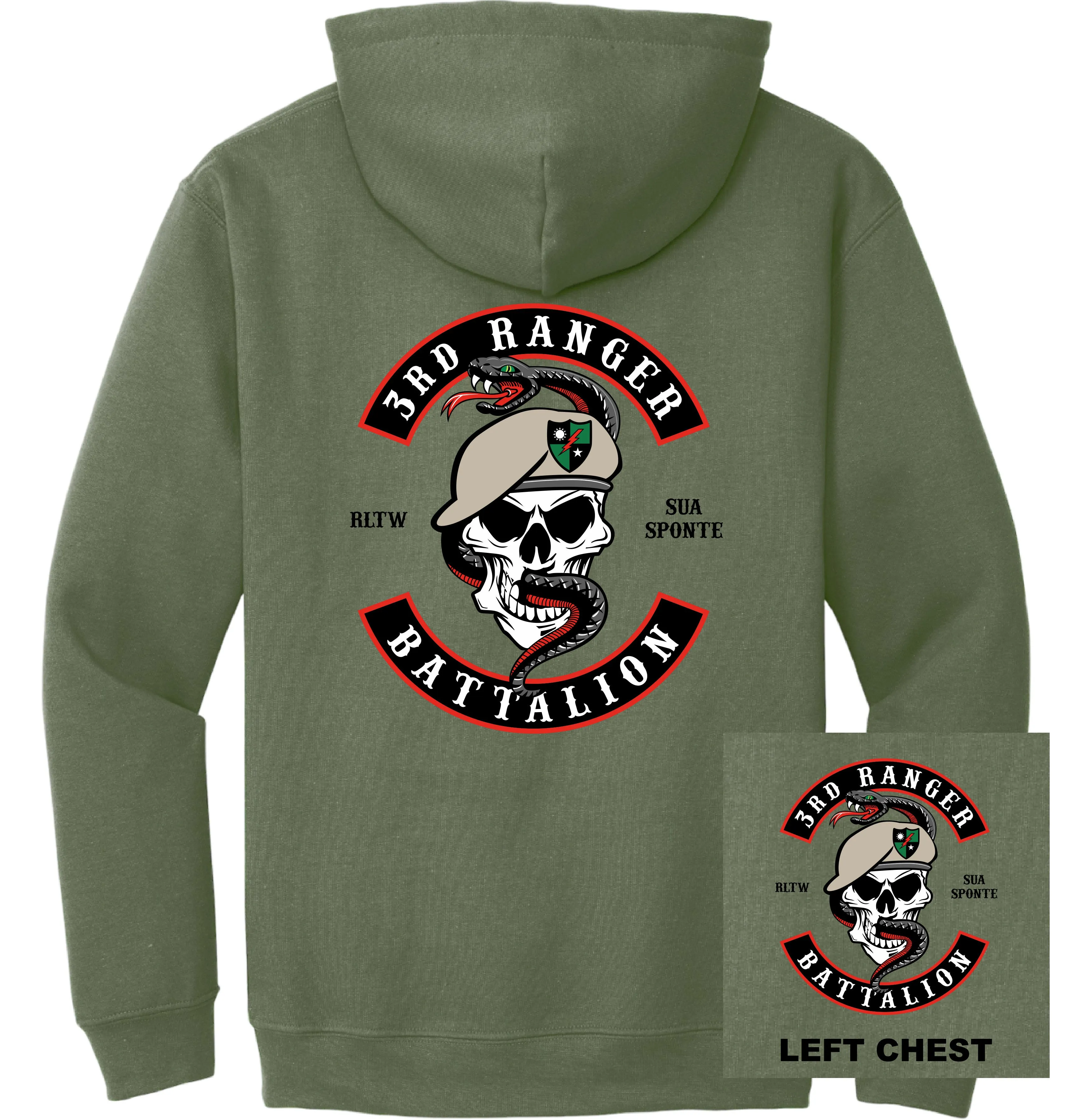 US Army - 3rd Ranger Battalion Hoodie