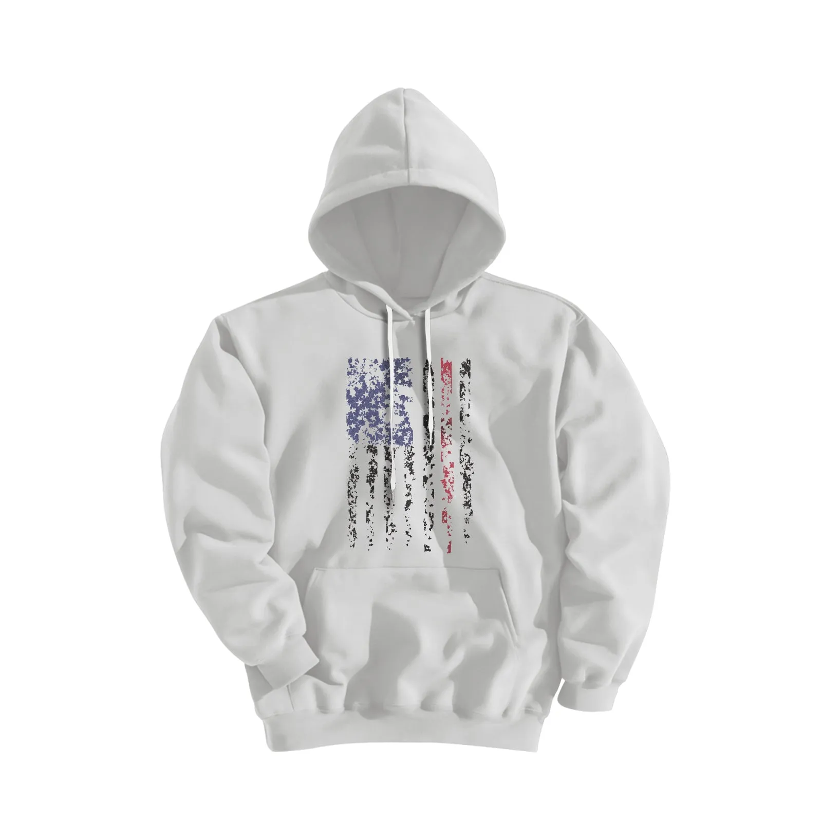 USA FLAG GRAPHIC POCKET HOODIE