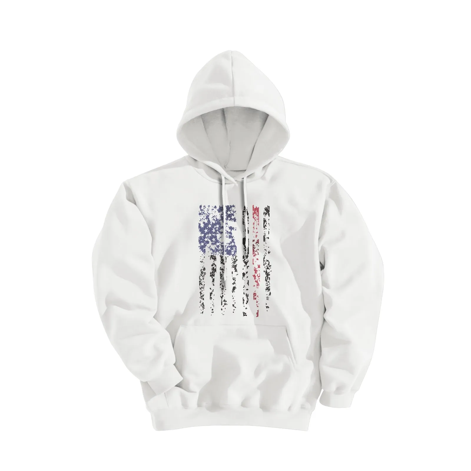 USA FLAG GRAPHIC POCKET HOODIE