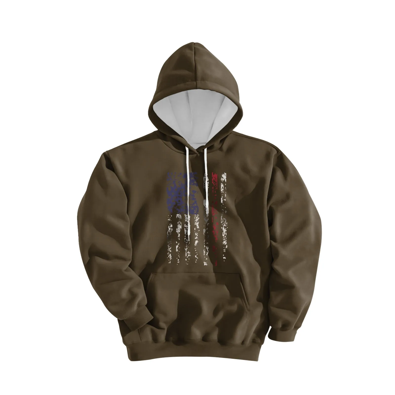 USA FLAG GRAPHIC POCKET HOODIE