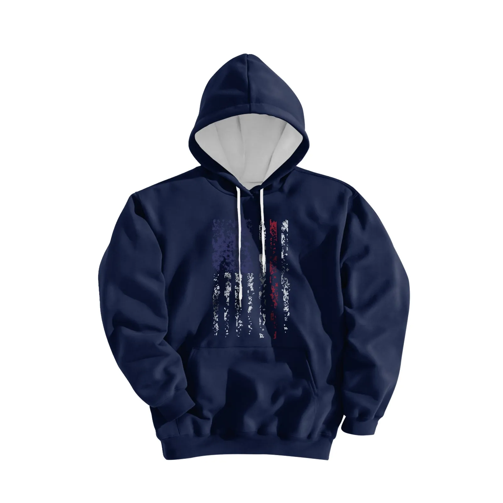 USA FLAG GRAPHIC POCKET HOODIE