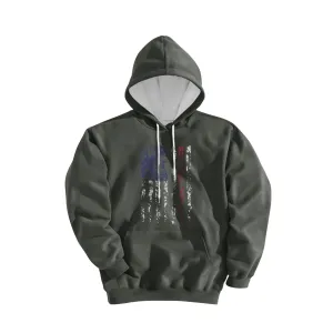 USA FLAG GRAPHIC POCKET HOODIE