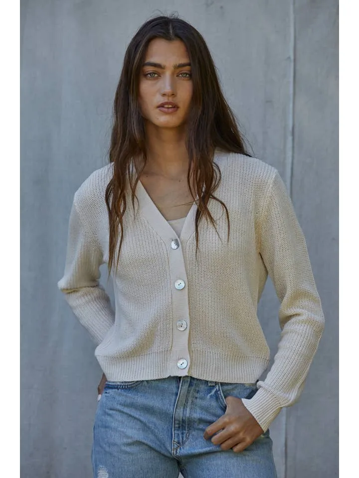 V-Neck Cardigan
