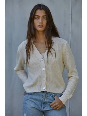 V-Neck Cardigan