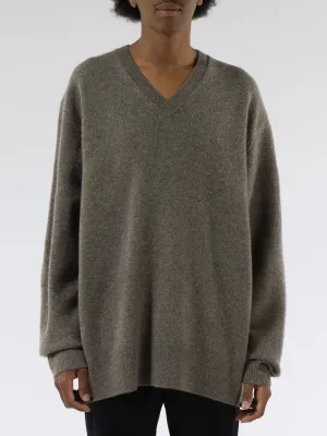 V-Neck Wool Cashmere Jumper