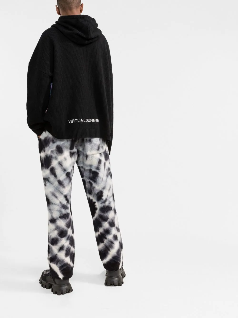 Valentino Virtual Runner knitted hoodie