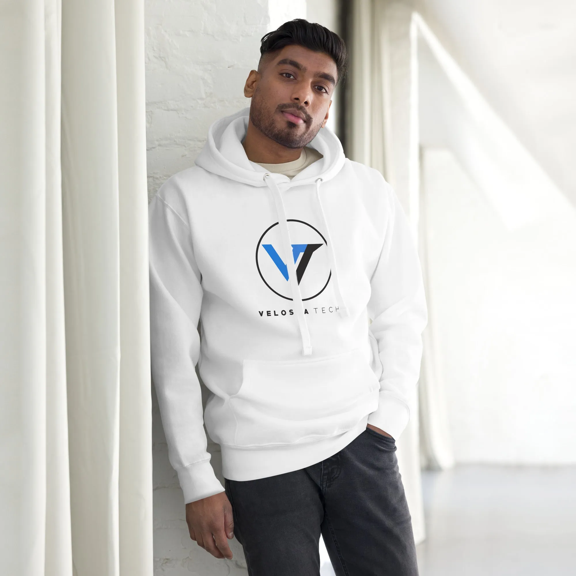 Velossa Tech Classic Hoodie - White