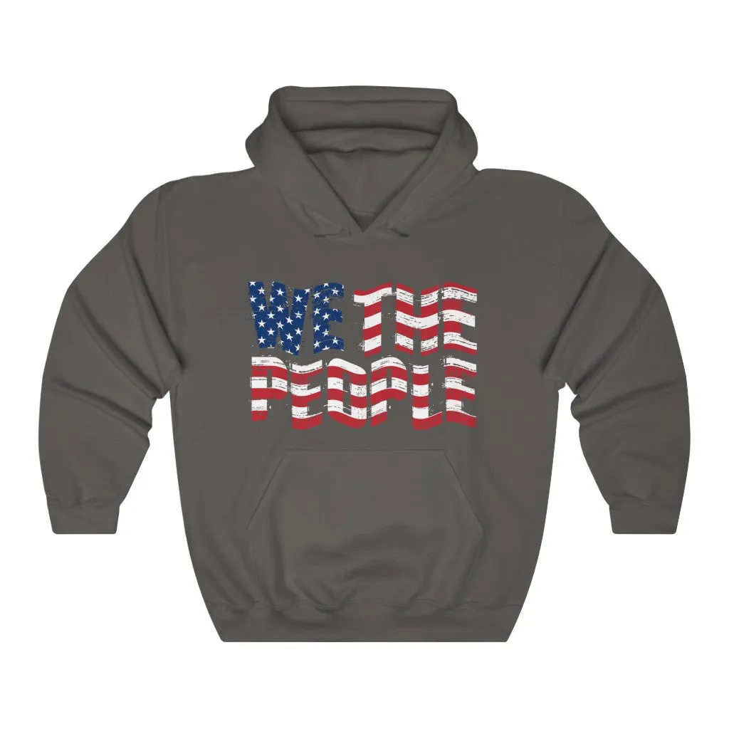 WE THE PEOPLE FLAG - Unisex Heavy Blend™ Hooded Sweatshirt