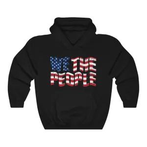 WE THE PEOPLE FLAG - Unisex Heavy Blend™ Hooded Sweatshirt