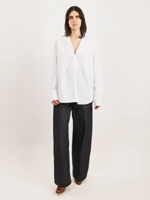 White V-Neck Shirt