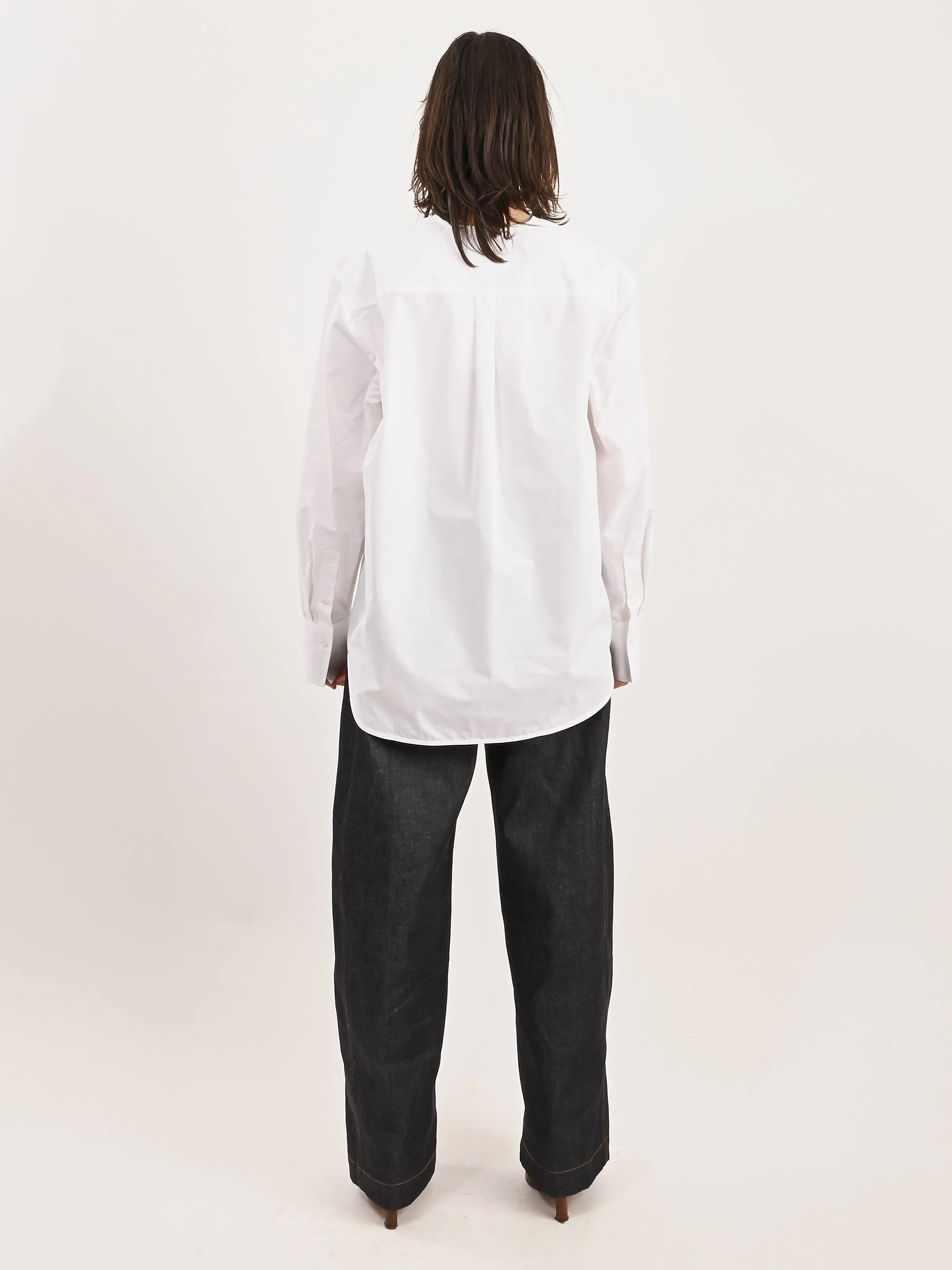 White V-Neck Shirt