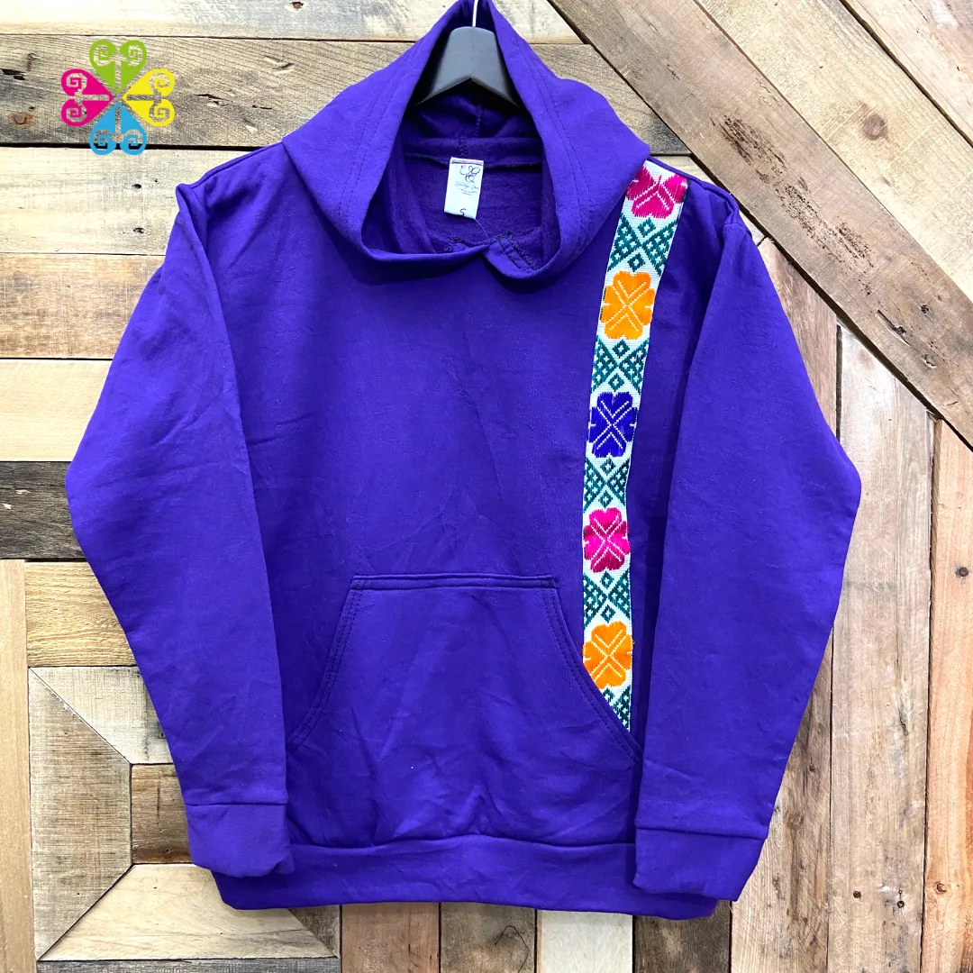 Women Hoodie Bordado -Stripe