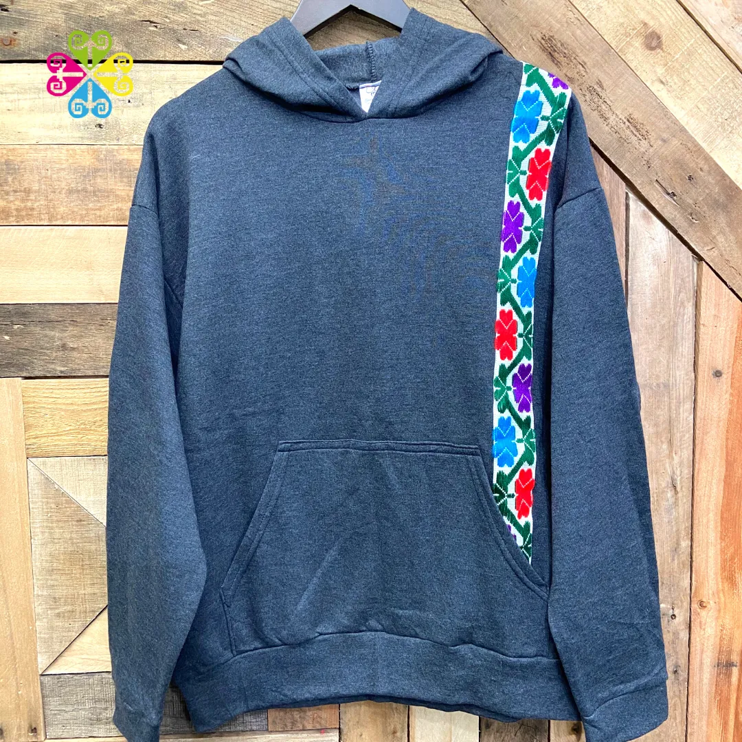 Women Hoodie Bordado -Stripe