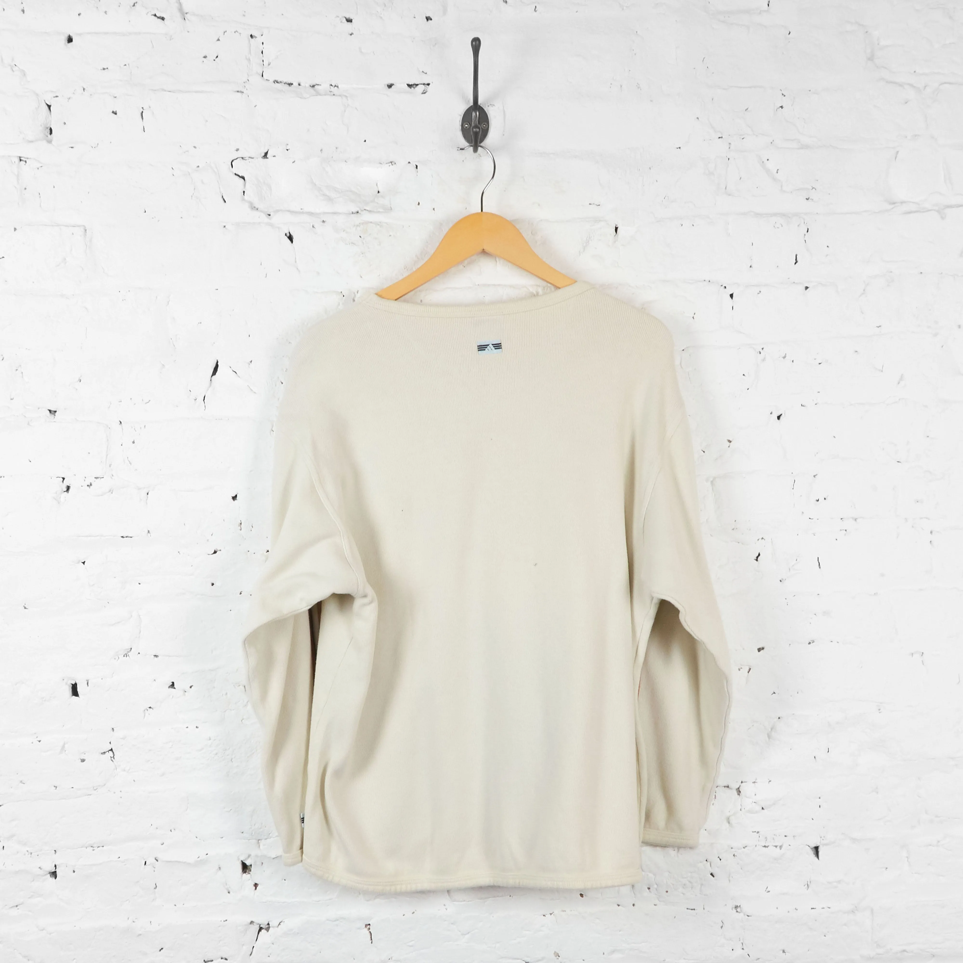 Womens Adidas Sweatshirt - Beige - Womens XL