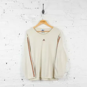 Womens Adidas Sweatshirt - Beige - Womens XL