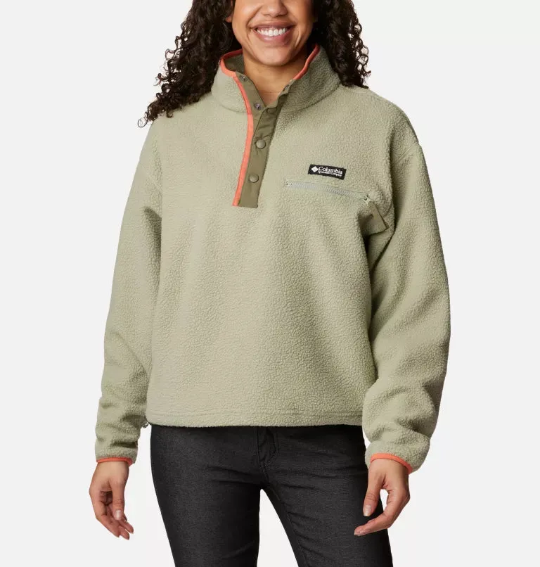 Women's Helvetia Cropped Half Snap Fleece Pullover