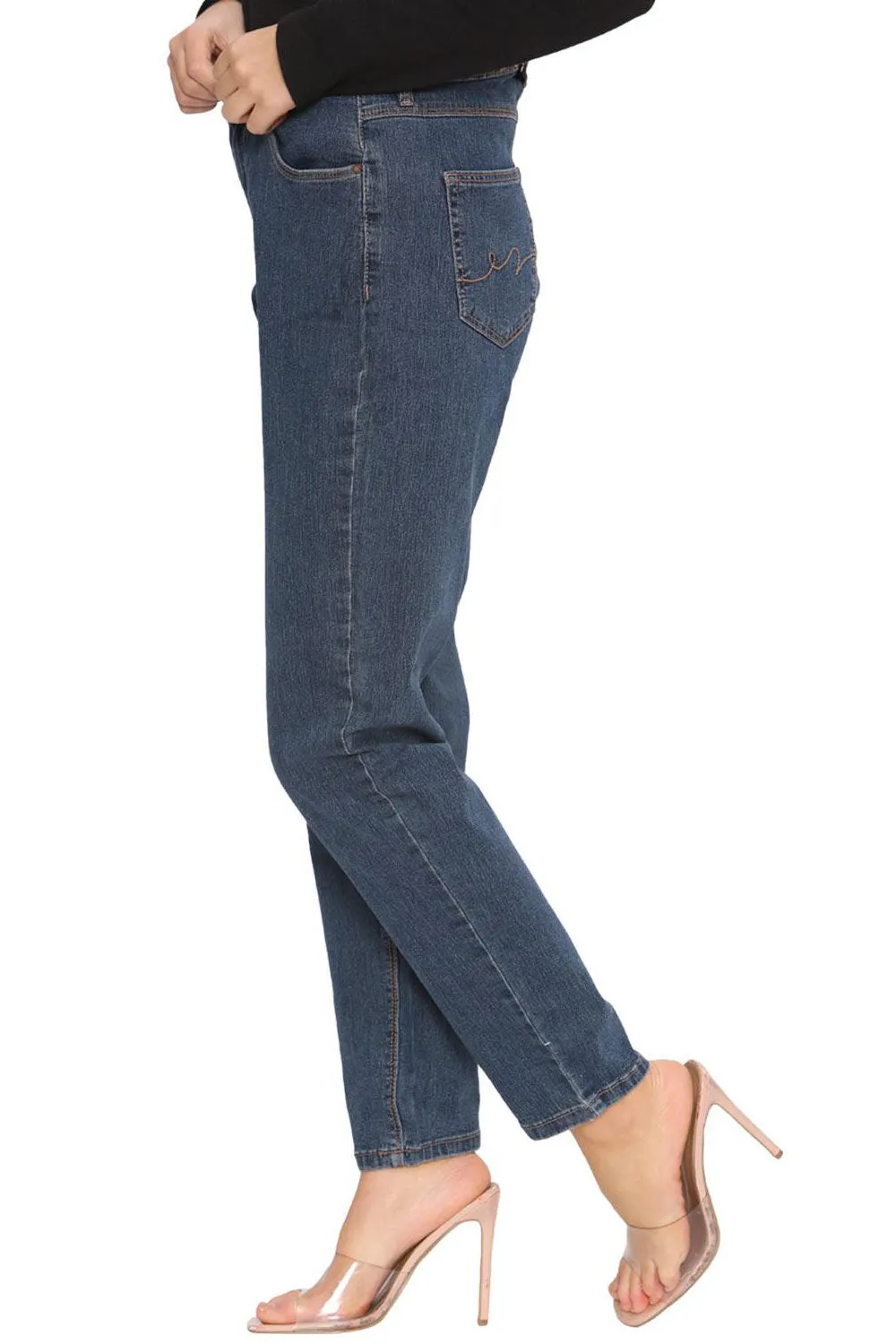 Womens Stretch Fabric Jeans - ST9