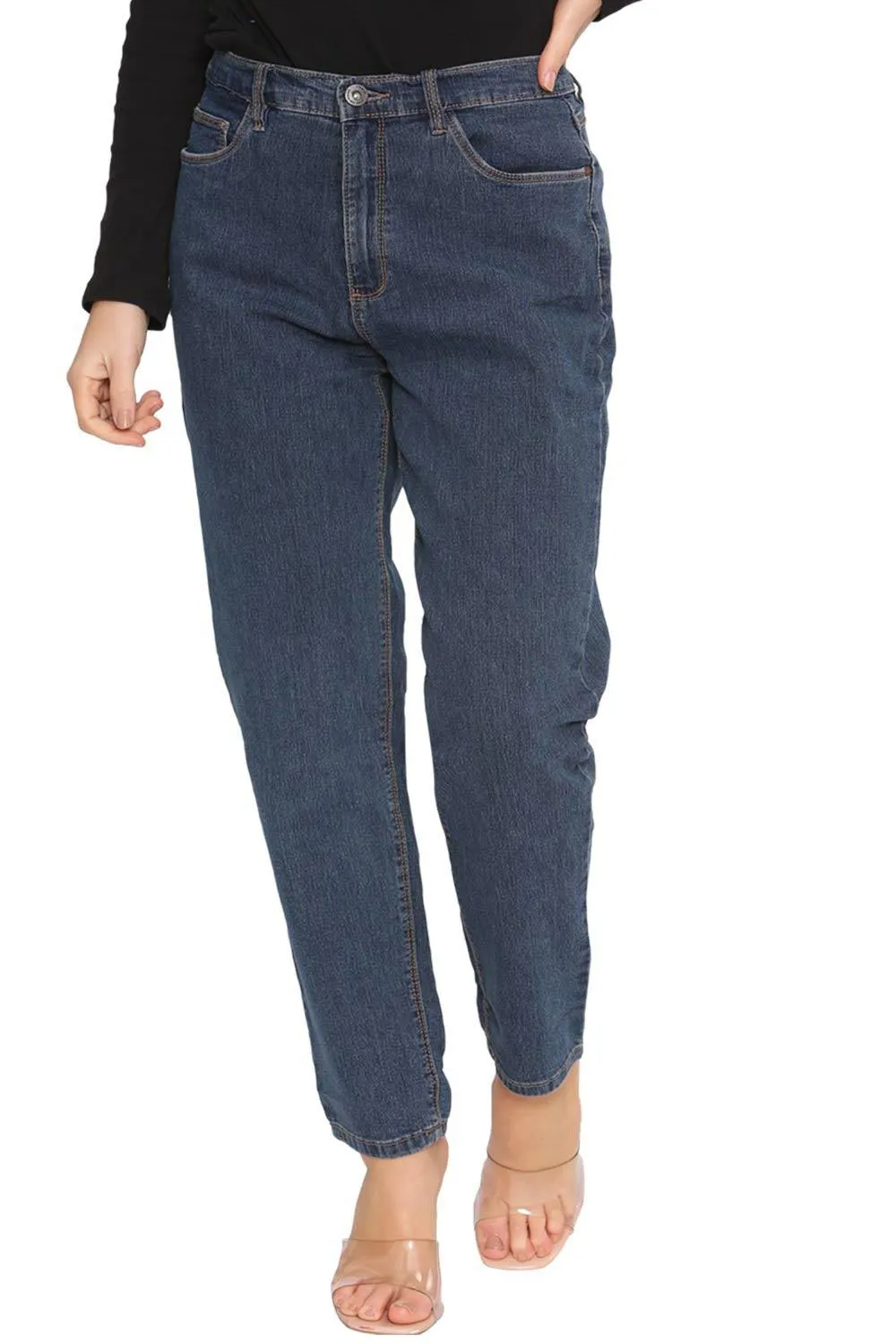 Womens Stretch Fabric Jeans - ST9
