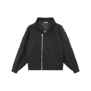 Zip Hooded Jacket Track Pants Set