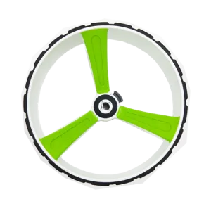 ZIP X5 REAR WHEEL 15MM AXLE - WHITE